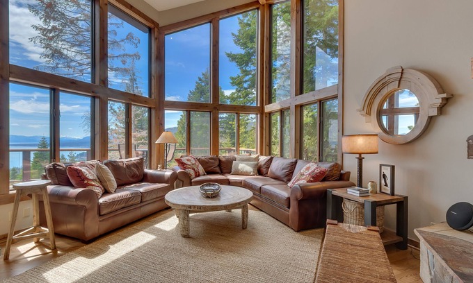 Talmont House | Tahoe Point of View by Tahoe Getaways - Lake Views w/Hot Tub, Sauna, and Private Beach