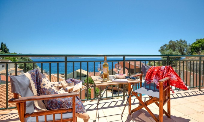 Katavolos Apartment | Takis Kaminaki: Lovely apartment, sleep 4, near beach, A/C, WiFi