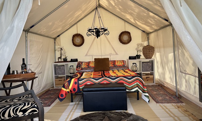 Lincoln County RV Rental | Tentrr Signature Site - The Three Oaks Campsite