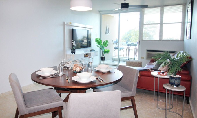 Ensenada Apartment | TerraCieloMar: Charming 2-bedroom apartment in Rincón with pool
