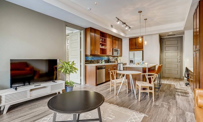 North Burnet Apartment | The Bindel: Domain, 30+ Nights, Walkable + Pet's Welcome!