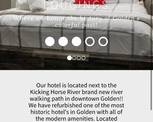 Golden Hotel | The Cache Hotel and Lodgings