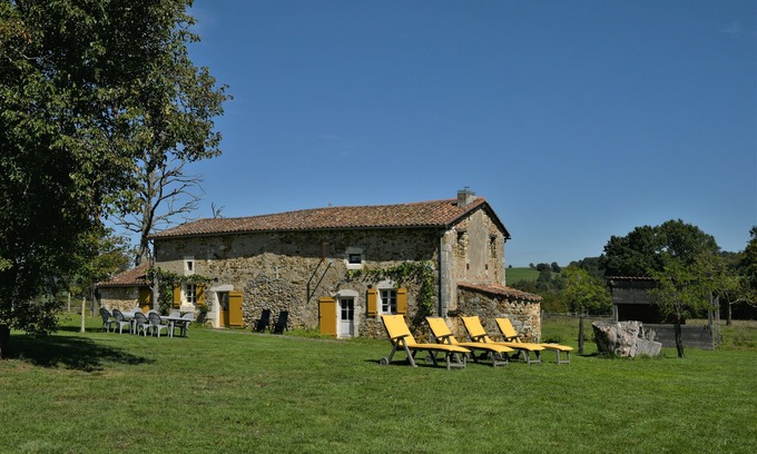 Montbron House | The Charente countryside, a family gîte, in the heart of the Domaine de Chabrot 30ha