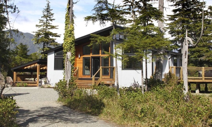 Tofino House | The Getaway, A contemporary home on private 2 acre waterfront property.