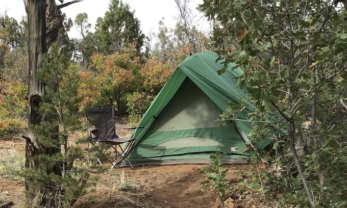 Blanding RV Rental | The Grove, Private tent 1