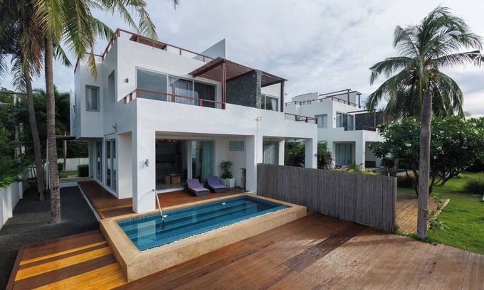 Bo Nok Villa | The HideAway Beachfront Villa in Kuiburi with Pool, Kitchen, and Ocean View
