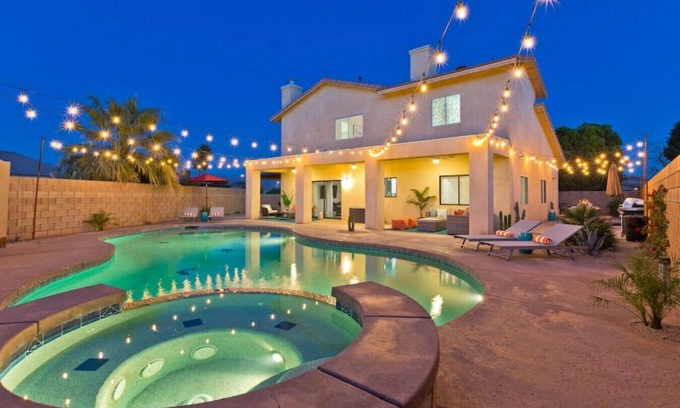 Indio House | The Hideaway | Large Pool + Billiards Table