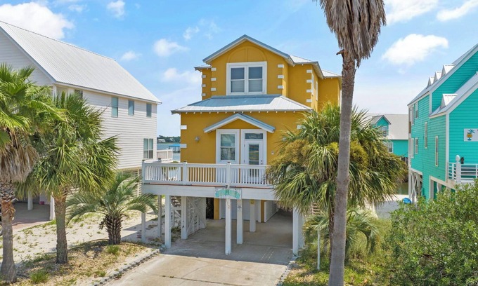 Gulf Shores House | The Last Mango, Lagoon Front Home-Steps to Gulf