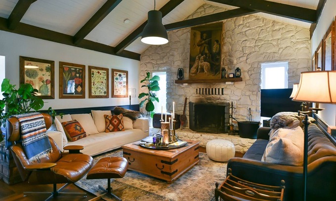 Berryville House | The Outpost: A Rustic Respite in the Shenandoah Valley 4 Bikes For Use Tesla Ch