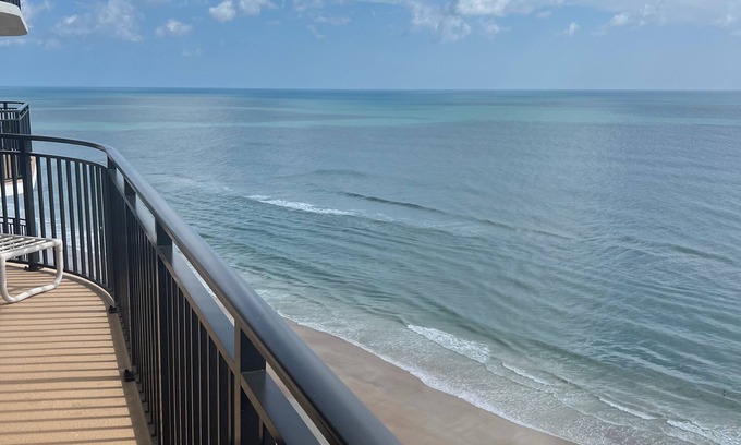 Daytona Beach Shores Condo | The pool is open! Come have your best vacation ever!