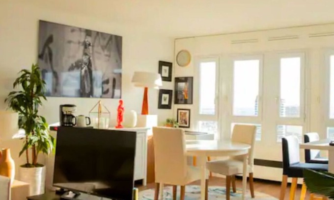 Asiatique Apartment | The Sky Lounge VUE imprenable Moderne 4 pers