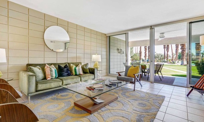 Palm Desert Apartment | The Velvet Palm: Modern Retreat + Resort Amenities