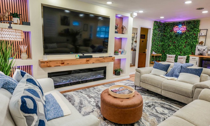 Providence Forge House | The Vibe: 3BR- Wedding-Ready Retreat with King Comfort & Fire Pit on 10 acres