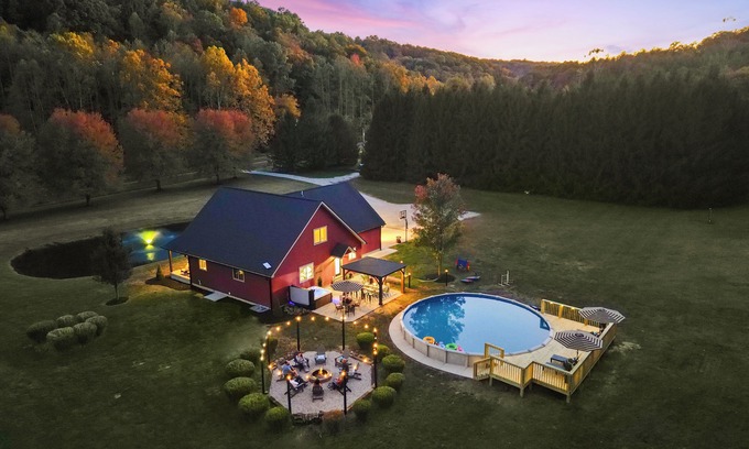 Rockbridge House | Theater-Pond-Game Room-HeatedPool~SpeakEasy
