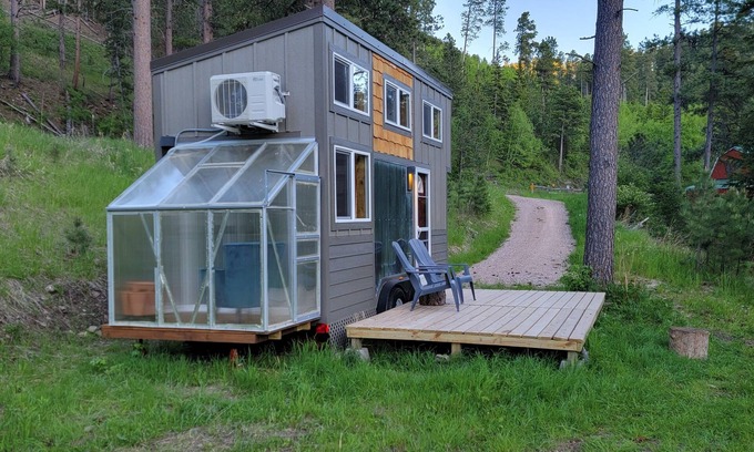 Deadwood Cottage | Tiny House in the meadow on Two Bit Creek. Minutes from Deadwood and Sturgis.