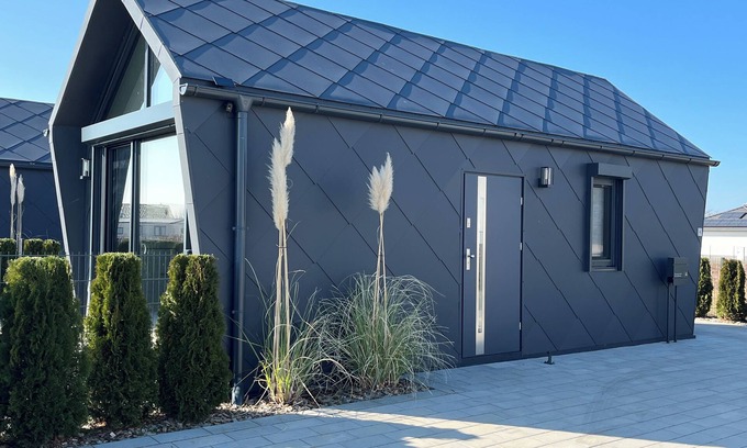 Lobnitz House | Tiny House Oskar am See mit Privatstrand 4 Personen