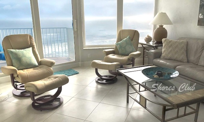 Daytona Beach Shores Condo | Top Views/1102 Shores Club: "10"Remodel/NO-DRIVE Bch/BBQ Grills/Picklbll/BsktBl