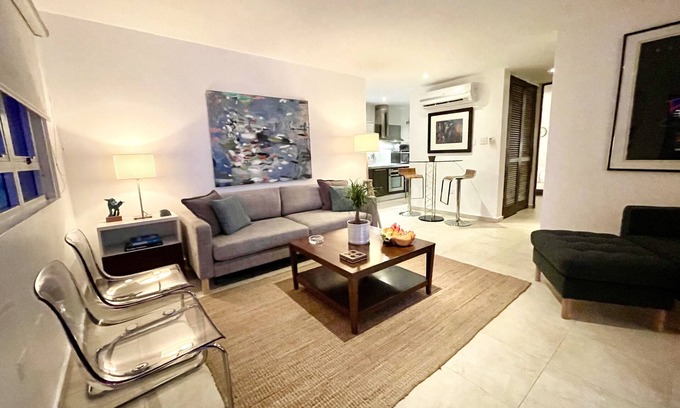 Ocean Park Apartment | Tropical Modern Apt in Ocean Park Gated Community