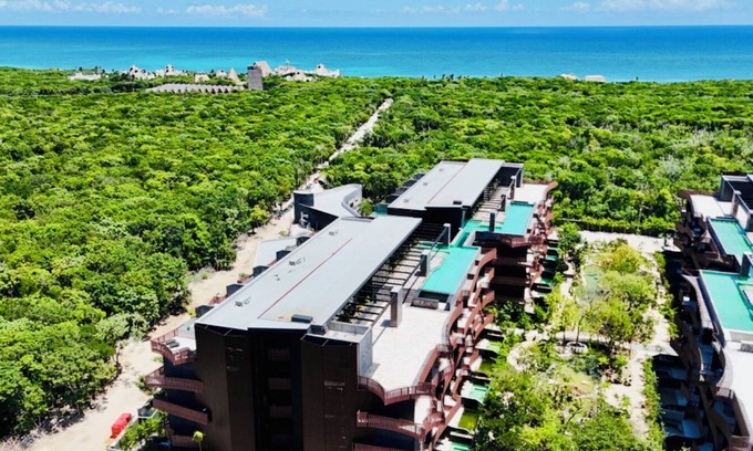 Playa Paraiso Apartment | Tulum Hotel Zone | Ocean View Rooftop + Beach Club Access, Couples & Family