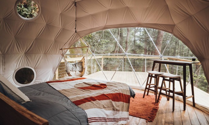 Rogers Hotel | Turtle Dome Treehouse: part of the dome town village!