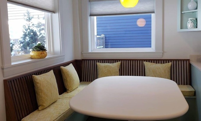 Hallowell Apartment | Two bedroom Mid Century Modern apartment in Downtown Hallowell