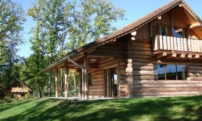 Essoyes House | Two log houses with swimming pool and sauna in Essoyes, Champagne