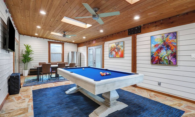 Wetmore House | Ultimate Retreat | Game Room Fire Pit BBQ Office