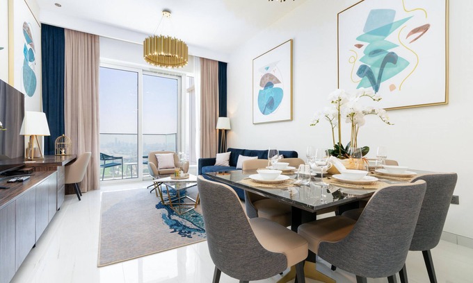 Al Sufouh 2 Apartment | Ultimate Stay/4 Beds/Avani/next to the Palm