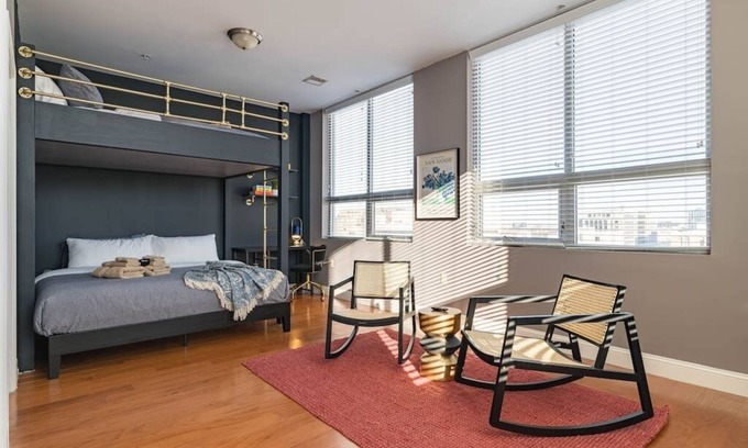 Center City East Apartment | Unique | Chinatown | Bunkbeds | Hosted By StayRafa