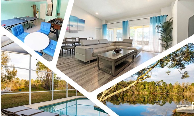 Thousand Oaks House | Unique lakeside pool home less than 20 mins from Disney