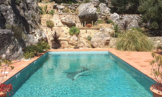 Anidri Villa | Unique, luxurious, staffed villa with cinema and pool overlooking the sea