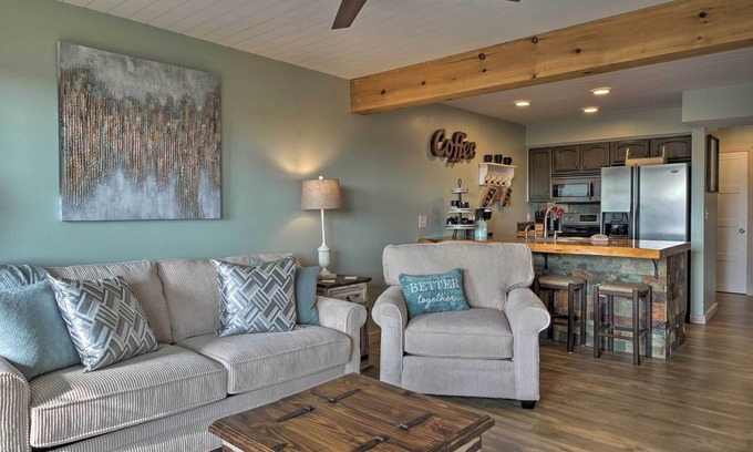 Notch Estates Condo | Unwind Fireside: Ozark Mtn Condo w/Resort Perks!