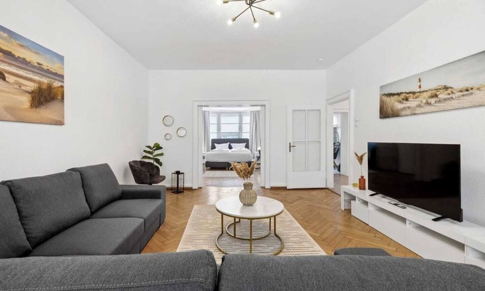 Center Apartment | Up to 6 people directly at the park