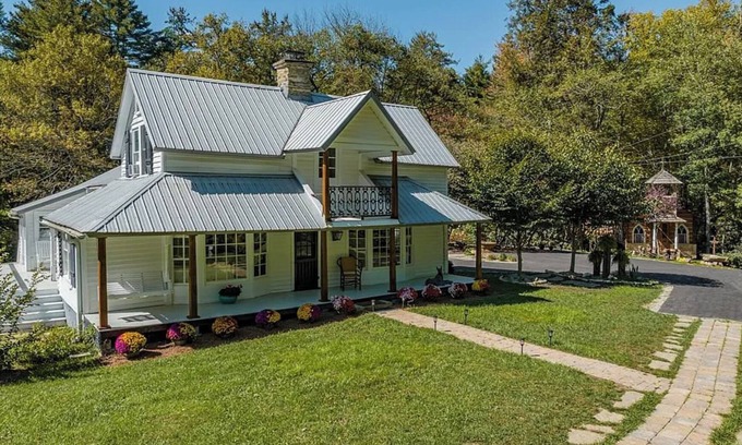 Cashiers Other | Updated 1895 Farm House - apple orchard, barn, private creek