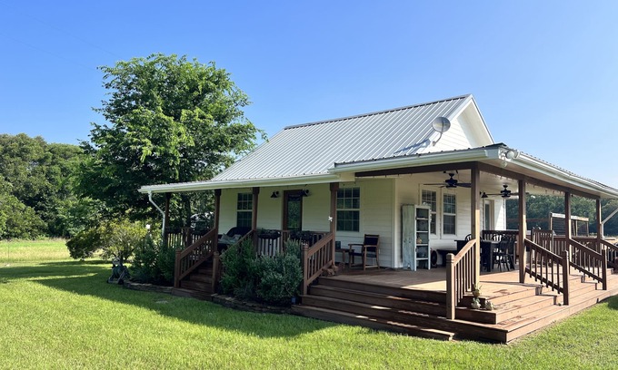 Round Top Cabin | Updated Cabin On Over 10 Acres In Round Top