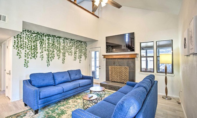 Norman House | Updated Norman Getaway with Porch and Fire Pit!