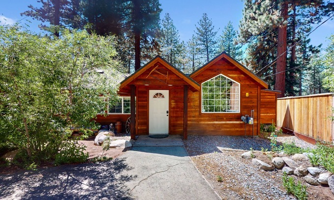South Lake Tahoe House | Updated Tahoe Home with Hot Tub On Bus Route to Stateline & Skiing