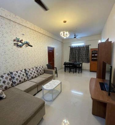 Coimbatore Apartment | V4 Stay - Luxury 1 BHK AC Suite sleeps 5 guests