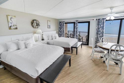 Litchfield by the Sea Apartment | Vacation Time Oceanfront Deluxe Queen Room 4th Flr