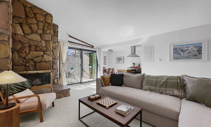 Dillon Condo | Views of Lake Dillon, Hot tub and pool , Amphitheater location A304
