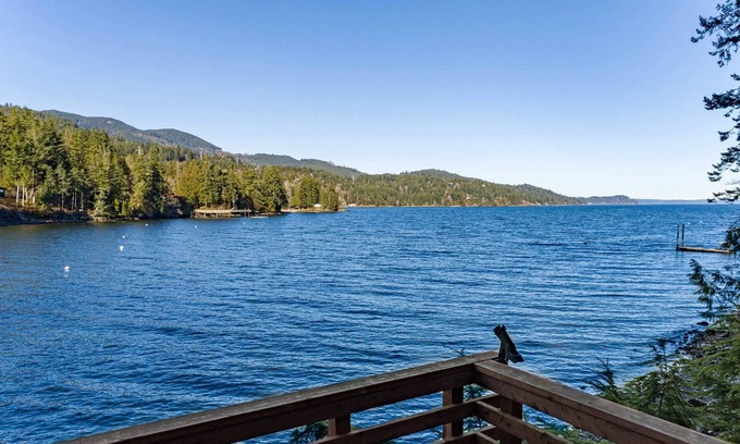 Lilliwaup Cabin | Views of Triton Cove w Private Beach! Pet Friendly
