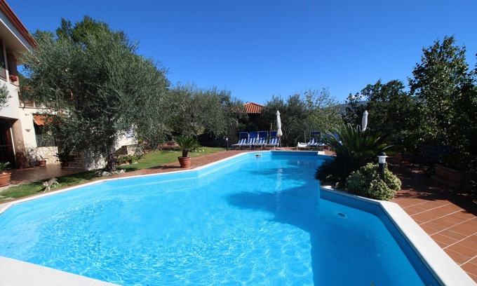 Spigno Saturnia Apartment | Villa Chiaia A with swimming pool