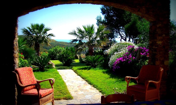 Torre dei Corsari Villa | Villa 3 minutes from the sea. Private garden and panoramic view-relax&privacy