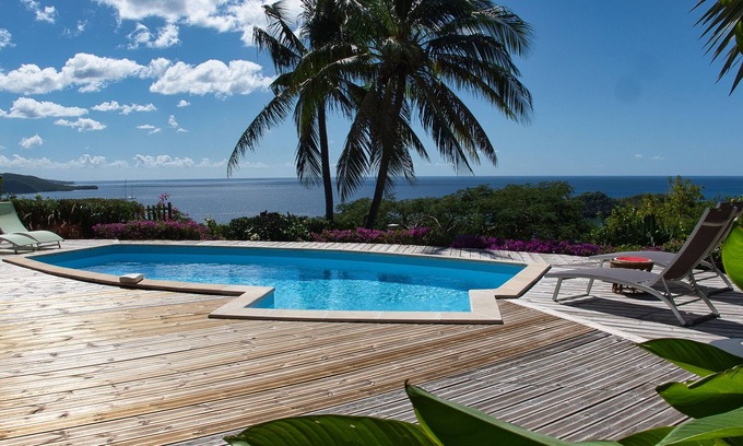 Malendure Villa | Villa 4*, 4 bedrooms, private pool, superb sea view, 10min walk to sea