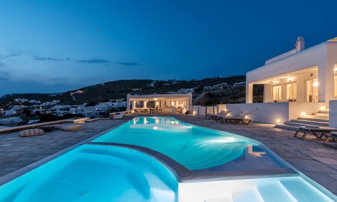 Agios Ioannis Villa | Villa Agatha With Private Pool Outdoor Jacuzzi