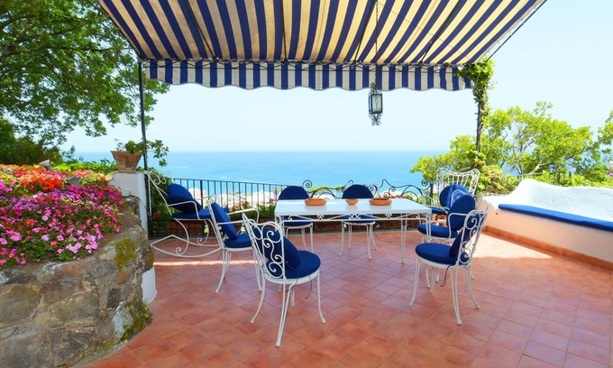 Casamicciola Terme Villa | Villa Aglaia Moorish Luxury with Panoramic Sea Views