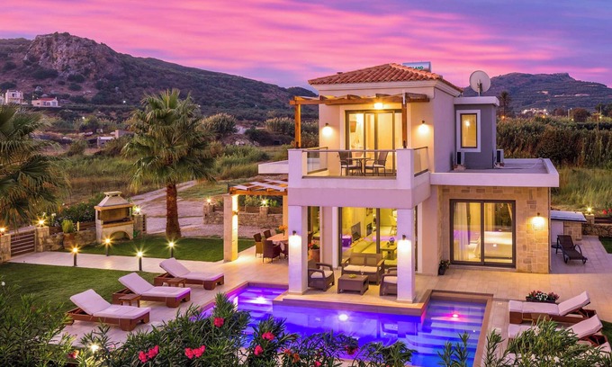 Nopigia Villa | Villa Alexandros - Stunning & Stylish Villa Just 200m from Beach & Restaurant