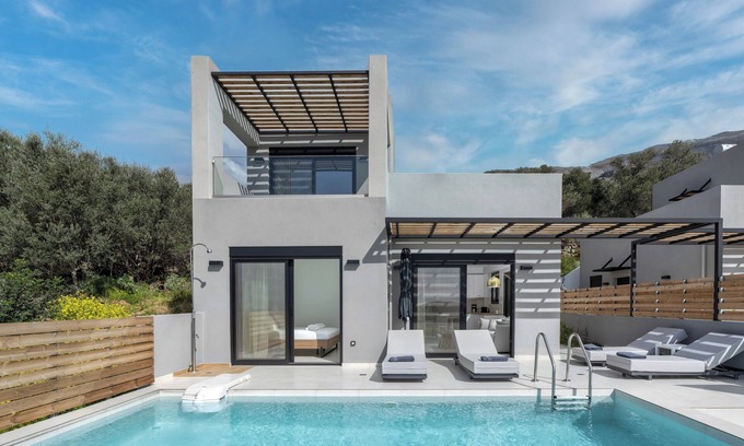 Mariou Villa | Villa April with Seaview and Private Pool, Adults Only