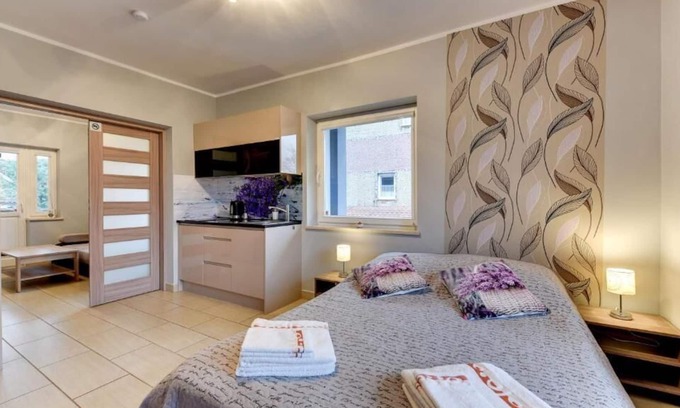 Wyspa Sobieszewska Apartment | Villa Arkodes, Apartment nr 1 with beautiful terrace max.4 pers.