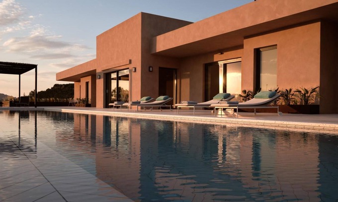 Kalamaki Villa | Villa 'Astrea' with Sea View, Wi-Fi and Air Conditioning